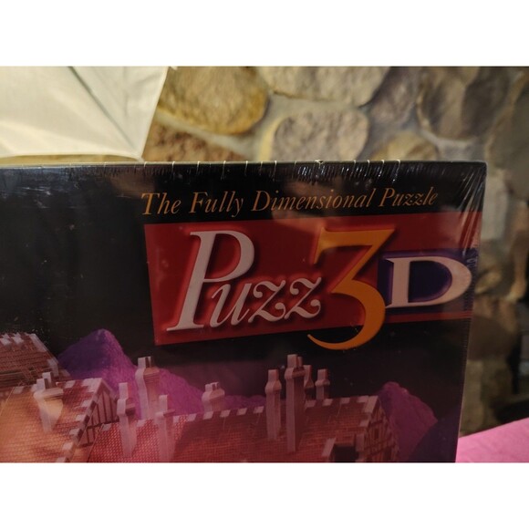 NEW Milton Bradley Puzz 3D Bavarian Mansion 418 Piece Puzzle Sealed Wrebbit Toys - Picture 3 of 6